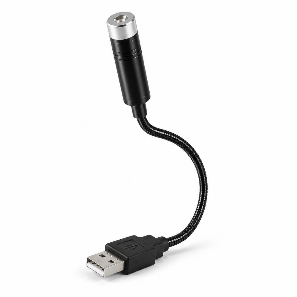 مصباح LED مرن بمنفذ USB – إضاءة محمولة للقراءة والعمل بعنق قابل للثني