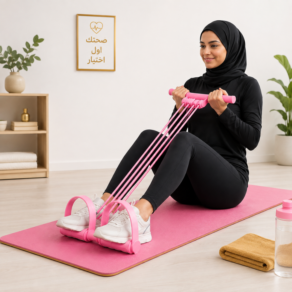 Portable Leg & Arm Resistance Trainer – Full Body Home Workout Exerciser